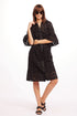 Ankara Dress - Black Oval